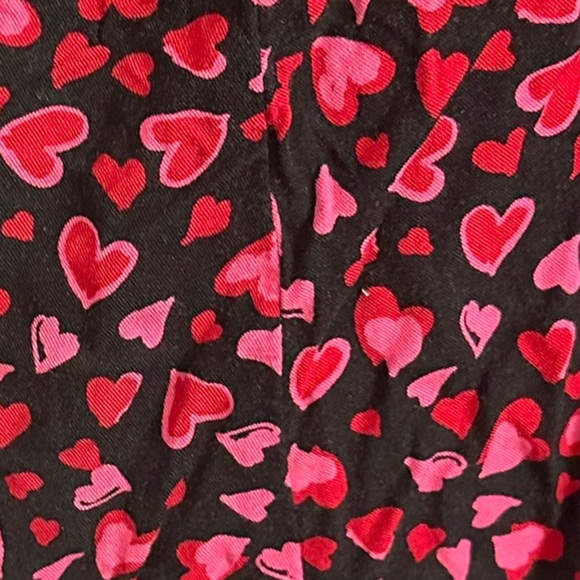 Torrid Zip Front Heart Patterned Shirt Dress Red and Black Torrid 1 - US 16/18 - Picture 8 of 10